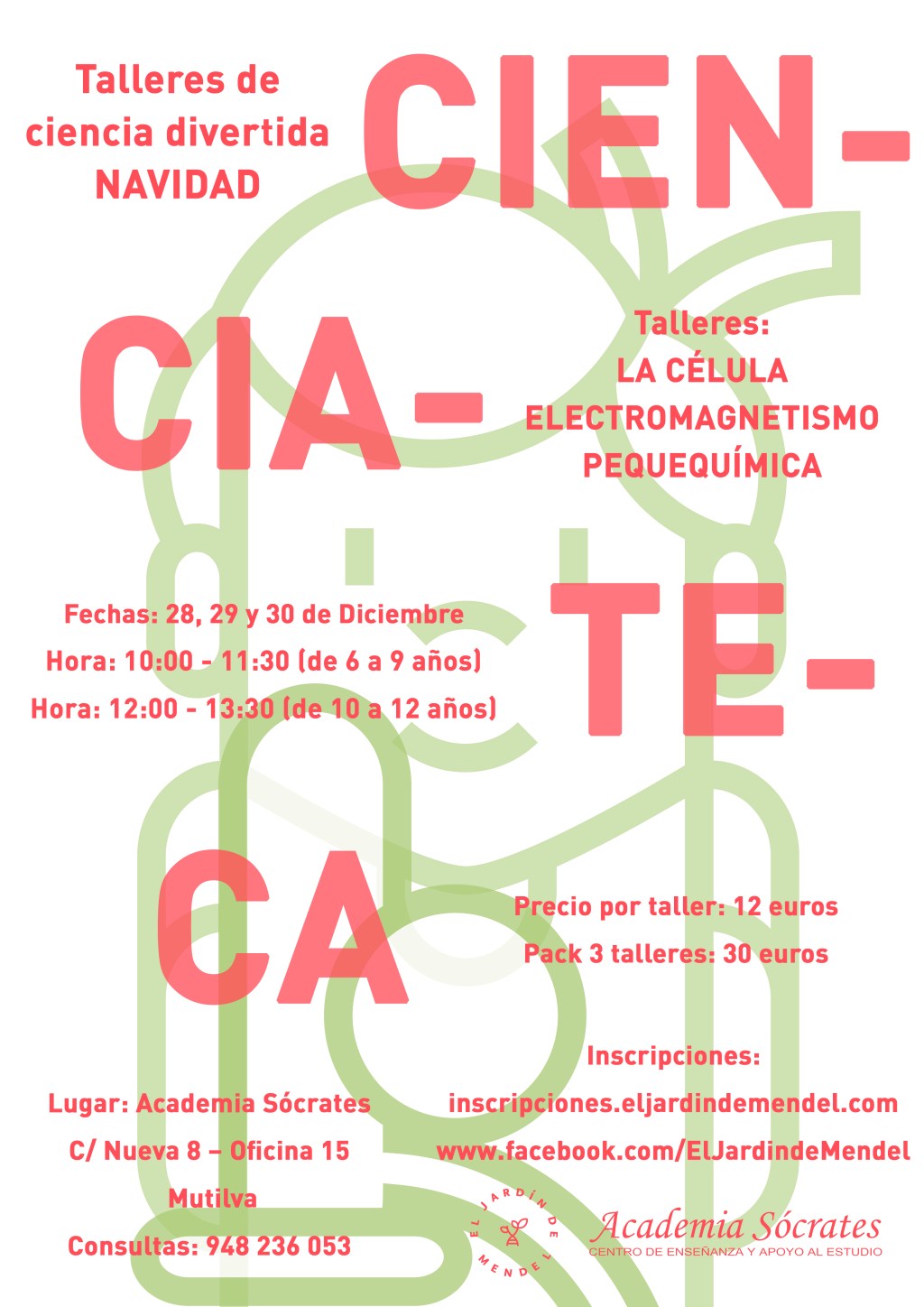 Llega la CIENCIATECA: talleres de ciencia divertida para estas&nbsp;navidades